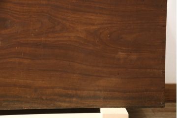 アンティーク雑貨　くすのき(クス、楠)材　シンプルなデザインが取り入れやすい収納箱(舟トランク、船トランク、ブランケットボックス、サイドテーブル、センターテーブル、ローテーブル、トランクテーブル)(R-067121)