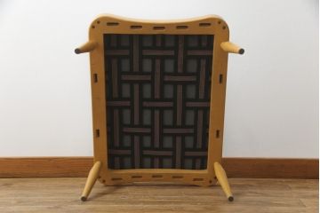 イギリスビンテージ　希少!　ERCOL(アーコール)　くつろぎの空間を演出する3人掛けソファとオットマンのセット(三人掛けソファ、3P、アームソファ、トリプルソファ、フットスツール、ヴィンテージ、英国、北欧)(R-067129)