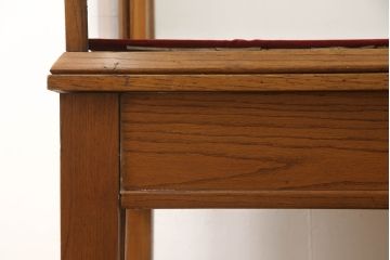 アンティーク家具　アメリカ　オーク材　カウンターショーケース(カウンターテーブル、ガラスケース、ディスプレイケース、陳列棚、店舗什器)(R-067130)
