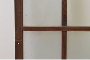 アンティーク建具　大正ロマンの雰囲気が漂うデザインが魅力のガラス戸1枚(引き戸)(R‐067171)