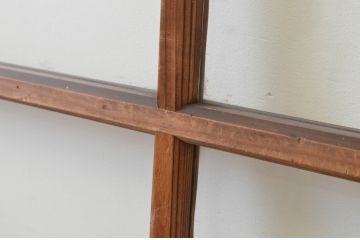 アンティーク建具　昔懐かしい佇まいが魅力のガラス戸1枚(引き戸)(R‐067172)