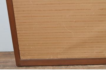 アンティーク建具　和の空間作りにもおすすめな組子格子入りの引き戸2枚セット(引き戸、ガラス戸)(R-067185)
