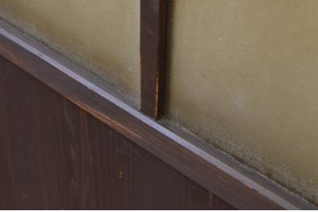 アンティーク建具　和の趣溢れるガラス帯戸4枚セット(引き戸、ガラス戸)(R-067188)