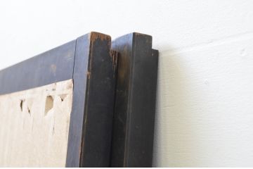 アンティーク建具　上質な和の空間を演出する書院障子戸2枚セット(引き戸、書院戸、窓)(R-067201)