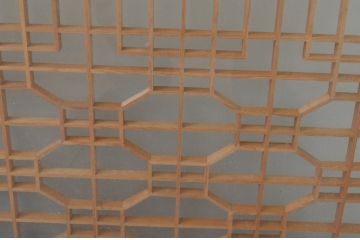 アンティーク建具　和モダンな空間を演出する両面ガラスの組子入り書院戸4枚セット(引き戸、ガラス戸、窓)(R-067208)
