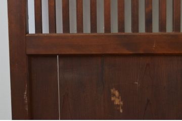 アンティーク建具　和モダンなお部屋作りにおすすめな格子帯戸1枚(引き戸)(R-067214)