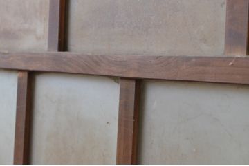 アンティーク建具　大正ロマン　どこか懐かしい雰囲気を感じるガラス戸1枚(引き戸)(R-067219)