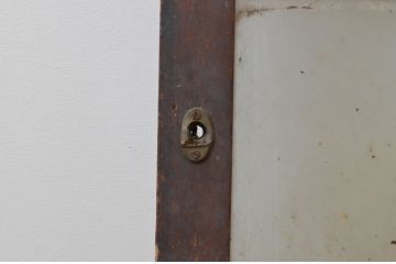アンティーク建具　大正ロマン　どこか懐かしい雰囲気を感じるガラス戸1枚(引き戸)(R-067219)