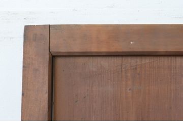 アンティーク建具　和の趣溢れる格子帯戸1枚(引き戸、格子戸)(R-067221)