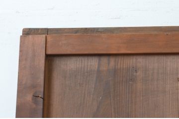 アンティーク建具　和の趣溢れる格子帯戸1枚(引き戸、格子戸)(R-067221)