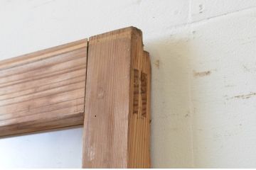 アンティーク建具　大正ロマンテイストのお部屋作りにおすすめなガラス戸1枚(引き戸)(R-067222)
