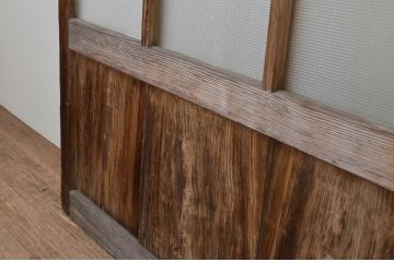 アンティーク建具　大正ロマンテイストのお部屋作りにおすすめなガラス戸1枚(引き戸)(R-067222)