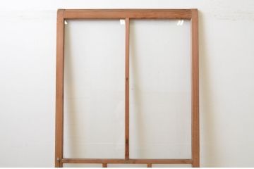 アンティーク建具　大正ロマンテイストのお部屋作りにおすすめなガラス戸1枚(引き戸)(R-067222)