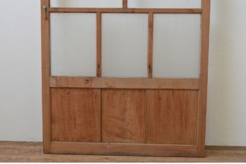 アンティーク建具　大正ロマンテイストのお部屋作りにおすすめなガラス戸1枚(引き戸)(R-067222)