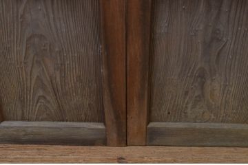 アンティーク建具　大正ロマン　和の空間を演出するガラス戸2枚セット(引き戸)(R-067223)