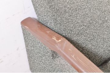 和製アンティーク　昭和レトロ　ミッドセンチュリーの空間づくりに活躍するソファベッド(3人掛けソファ、トリプルソファ)(R-067228)