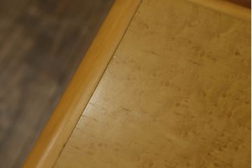 中古　モリシゲ(MORISHIGE/森繁)　G-アーク　本革(レザー)　お洒落なモダンデザインが魅力の2人掛けソファ(二人掛けソファ、2P、ラブソファ、アームソファ)(R-067238)