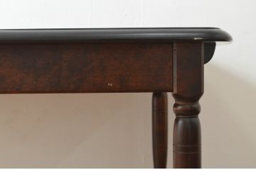 和製ビンテージ　希少な絶版品　北海道民芸家具　#477　上品な佇まいが魅力のダイニングテーブル(エクステンションテーブル、伸長式テーブル、拡張式テーブル、4人掛け、6人掛け、食卓、ヴィンテージ)(R-067240)