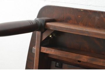 和製ビンテージ　希少な絶版品　北海道民芸家具　#477　上品な佇まいが魅力のダイニングテーブル(エクステンションテーブル、伸長式テーブル、拡張式テーブル、4人掛け、6人掛け、食卓、ヴィンテージ)(R-067240)