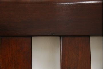 中古　稀少　特注品　松本民芸家具　縦桟背もたれのすっきりしたデザインが目を引くラッシベンチ(2人掛け、2.5人掛け、3人掛け、長イス、長椅子、アームチェア、ダイニングチェア)(R-067241)