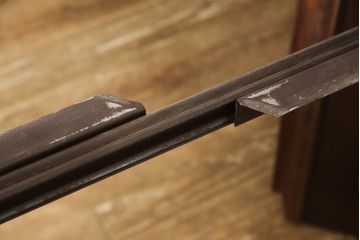 デンマークビンテージ　美品!!　グドメ社(GUDME)　希少なローズウッド材が使われたダイニングテーブル(エクステンションテーブル、食卓、伸長式ダイニングテーブル、2人掛け、4人掛け、6人掛け、ラウンドテーブル、ヴィンテージ、北欧)(R-067243)