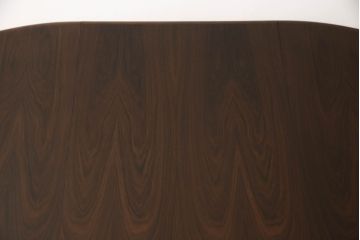 デンマークビンテージ　美品!!　グドメ社(GUDME)　希少なローズウッド材が使われたダイニングテーブル(エクステンションテーブル、食卓、伸長式ダイニングテーブル、2人掛け、4人掛け、6人掛け、ラウンドテーブル、ヴィンテージ、北欧)(R-067243)