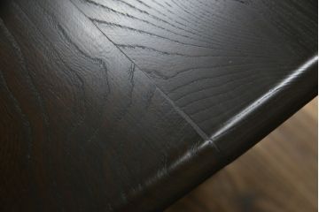 イギリスビンテージ　ERCOL(アーコール)　クラシカルな雰囲気漂うダイニングテーブル(4人掛け、6人掛け、食卓、作業台、ヴィンテージ、英国、北欧)(R-067244)