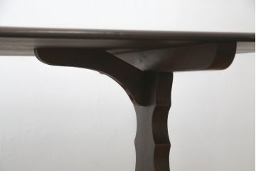 イギリスビンテージ　ERCOL(アーコール)　クラシカルな雰囲気漂うダイニングテーブル(4人掛け、6人掛け、食卓、作業台、ヴィンテージ、英国、北欧)(R-067244)