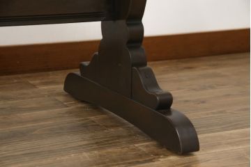 イギリスビンテージ　ERCOL(アーコール)　クラシカルな雰囲気漂うダイニングテーブル(4人掛け、6人掛け、食卓、作業台、ヴィンテージ、英国、北欧)(R-067244)