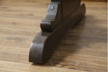 イギリスビンテージ　ERCOL(アーコール)　クラシカルな雰囲気漂うダイニングテーブル(4人掛け、6人掛け、食卓、作業台、ヴィンテージ、英国、北欧)(R-067244)
