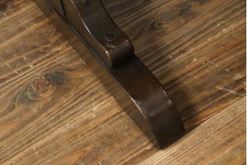イギリスビンテージ　ERCOL(アーコール)　クラシカルな雰囲気漂うダイニングテーブル(4人掛け、6人掛け、食卓、作業台、ヴィンテージ、英国、北欧)(R-067244)