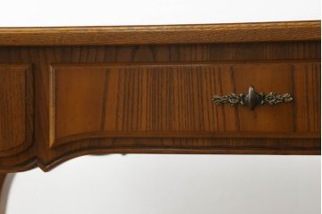 中古　DREXEL HERITAGE(ドレクセルヘリテイジ)　Et Cetera(エトセトラ)　優美な曲線デザインが目を惹くコンソールテーブル(ワークデスク、在宅用、在宅ワーク用、平机)(R-067246)
