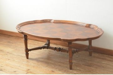 中古　DREXEL HERITAGE(ドレクセルヘリテイジ)　Cameo Classics(キャメオクラシックス)　優雅なひとときを演出するカクテルテーブル(センターテーブル、ローテーブル、リビングテーブル、カフェテーブル)(定価約60万円)(R-067248)