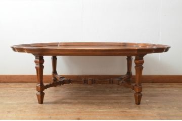 中古　DREXEL HERITAGE(ドレクセルヘリテイジ)　Cameo Classics(キャメオクラシックス)　優雅なひとときを演出するカクテルテーブル(センターテーブル、ローテーブル、リビングテーブル、カフェテーブル)(定価約60万円)(R-067248)