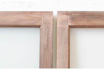 アンティーク建具　大正ロマン　和の空間を演出するガラス戸3枚セット(引き戸)(R-067293)