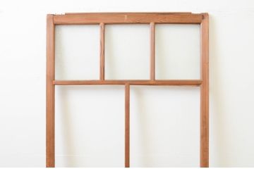 アンティーク建具　大正ロマン　懐かしい雰囲気を感じさせるガラス戸1枚(引き戸)(R-067296)