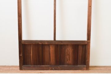 アンティーク建具　大正ロマン　懐かしい雰囲気を感じさせるガラス戸1枚(引き戸)(R-067296)
