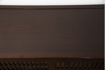 中古　美品　栗材　上質な和の空間を演出する水屋箪笥(食器棚、茶箪笥、戸棚、収納棚、キャビネット)(R-067315)