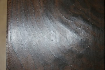 和製アンティーク　上手物　蟻組み(アリ組み、あり組み)　三方欅(ケヤキ)材　漆塗り　引き出し10杯付き!!くっきりした杢目が魅力の小引き出し　(R-067318)