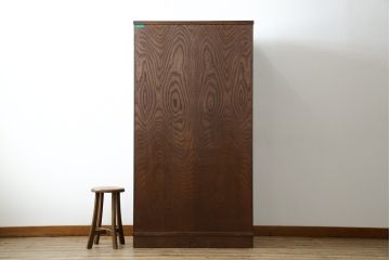 中古　美品　岩谷堂箪笥　和モダンスタイルのお部屋におすすめなブックケース(書棚、本箱、飾り棚、収納棚、戸棚、キャビネット)(R-067327)