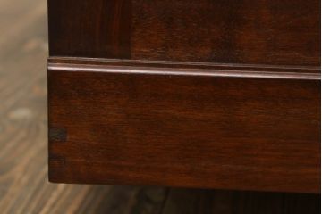 中古　美品　松本民芸家具　高山デザイン　落ち着きのある色味が素敵なローチェスト(ローボード、引き出し、テレビ台、テレビボード)(R-067328)