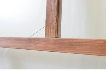 アンティーク建具　大正ロマン　和の空間を演出するガラス戸2枚セット(引き戸)(R-067337)