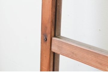 アンティーク建具　大正ロマン　和の空間を演出するガラス戸2枚セット(引き戸)(R-067337)