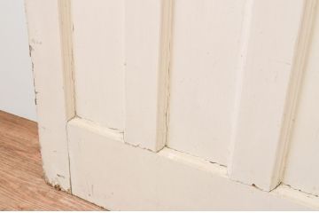 イギリスアンティーク　ステンドグラスがおしゃれな木製ドア1枚(木製扉、ガラス扉、玄関ドア、建具、英国)(R-067352)