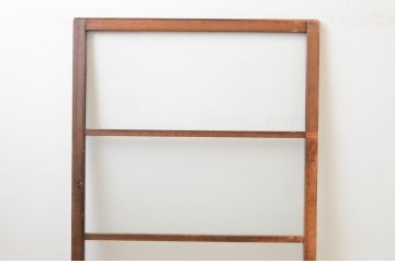 アンティーク建具 レトロな雰囲気漂う幅広ガラス戸1枚(引き戸)(R-067370)