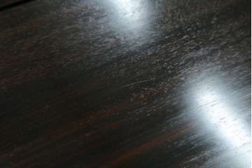 和製ビンテージ　黒檀(黒タン、コクタン、唐木)材　重厚な佇まいが魅力のサイドボード　定価約160万円　(R-067434)