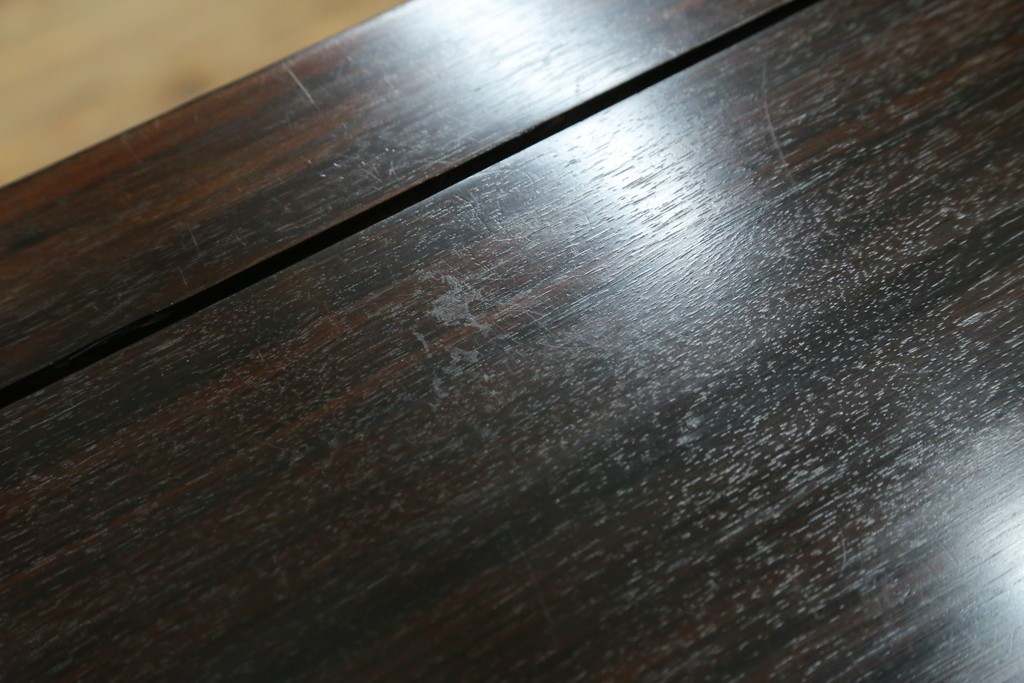 和製ビンテージ　黒檀(黒タン、コクタン、唐木)材　重厚な佇まいが魅力のサイドボード　定価約160万円　(R-067434)