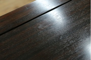 和製ビンテージ　黒檀(黒タン、コクタン、唐木)材　重厚な佇まいが魅力のサイドボード　定価約160万円　(R-067434)