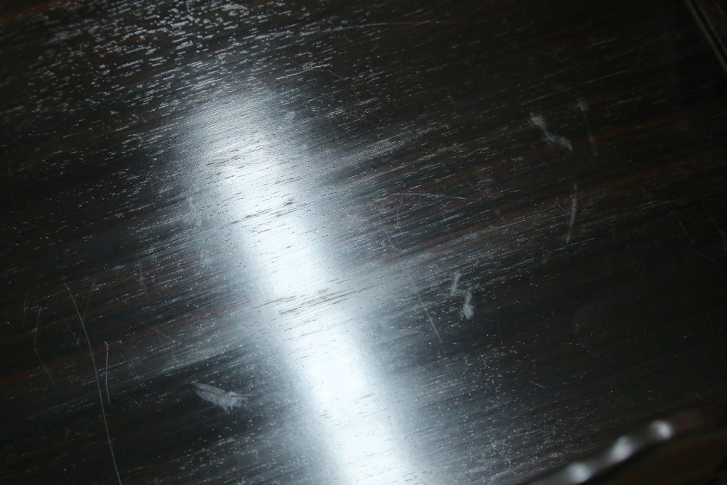 和製ビンテージ　黒檀(黒タン、コクタン、唐木)材　重厚な佇まいが魅力のサイドボード　定価約160万円　(R-067434)