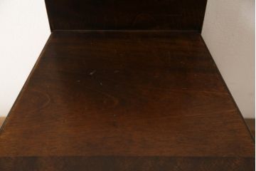 中古 美品 星野民芸家具 クラシカルかつモダンなデザインが魅力のドレッサーとチェアのセット(鏡台、ミラー、化粧台、イス、椅子)(R-067449)